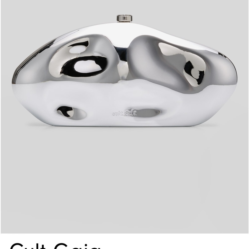 Brand new cult gaia silver clutch